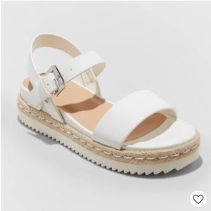 White Espadrille Sandals